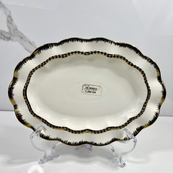 assiette gâteaux ovale k-054 صحن الحلوى