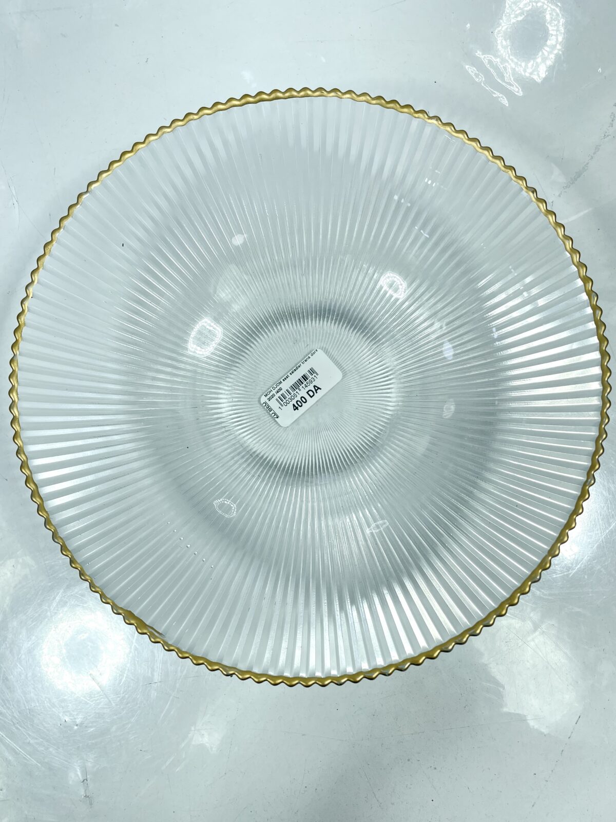 ⁦Assiette fruit en verre transparente طبسي فواكه⁩ - الصورة ⁦6⁩