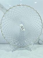⁦Assiette fruit en verre transparente طبسي فواكه⁩ - الصورة ⁦7⁩