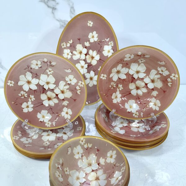 service de table a fleure 19p سرفيس طابل