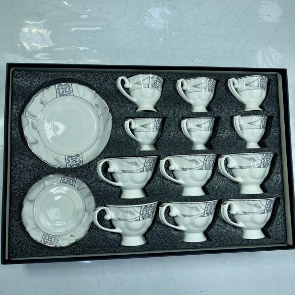 tasse sous tasse a cafe 24pcs سرفيس قهوة حليب