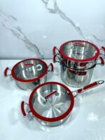 série batterie DELUX inox-silic 18/10 7pcs  سيري كسكس – Image 8