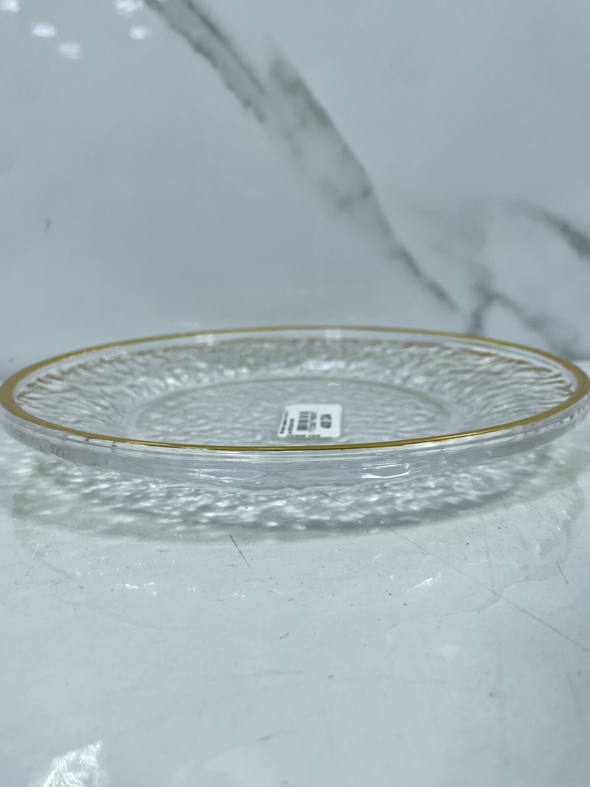 ⁦Assiette a gâteaux en verre 1p pe7201 dls-20 طبسي حلويات⁩ - الصورة ⁦6⁩