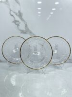 ⁦Assiette a gâteaux en verre 1p pe7201 dls-20 طبسي حلويات⁩ - الصورة ⁦2⁩