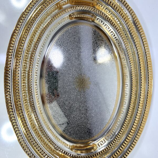 plateaux luxe ovale 3pcs سيري بلاطو