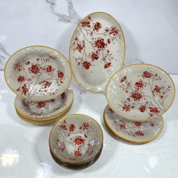 service de table a fleure 19p سرفيس طابل