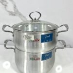 couscoussière aluminium 4L Delux قدر الكسكس