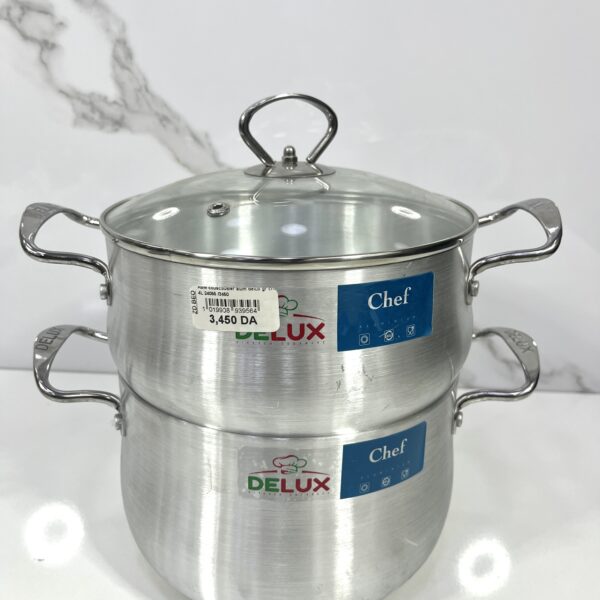 couscoussière aluminium 4L Delux