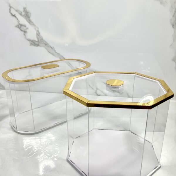 coffret cosmétique transparent