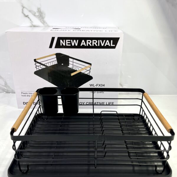égouttoir 1etage noir  WL-FX04 B24-618 حامل صحون