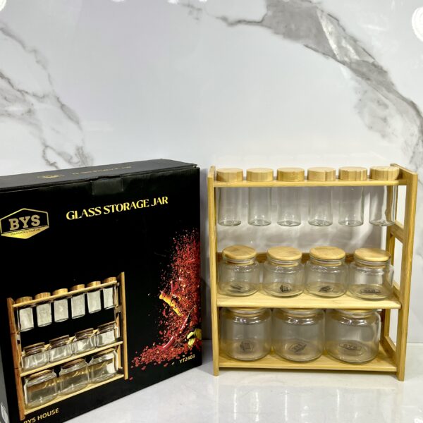 porte épice bambou 14pcs YT2403 بورت ابيس