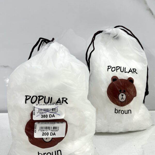 couvert sachet jetable 100pcs غطاء