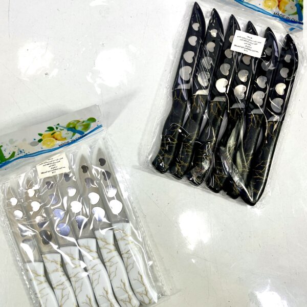 série couteaux fruit 6pcs سيري موس فواكه