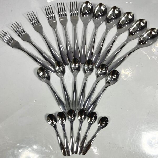 série cuillère argent 24pcs سيري مغارف