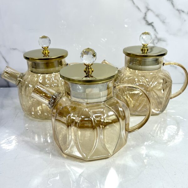 théière miel en verre ابريق زجاج