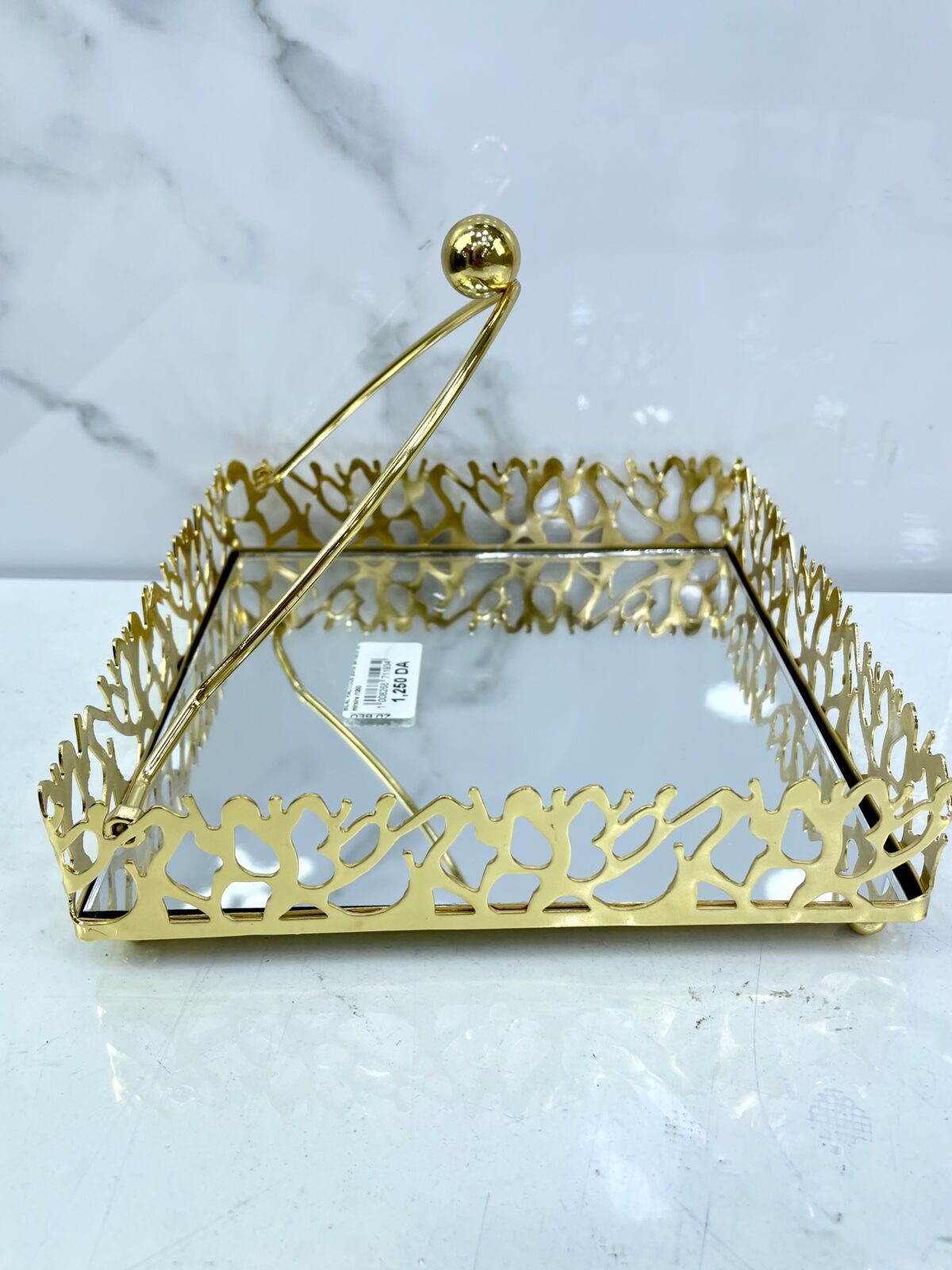 Porte serviette dore miroire 1250- حاملة مناديل – Image 3