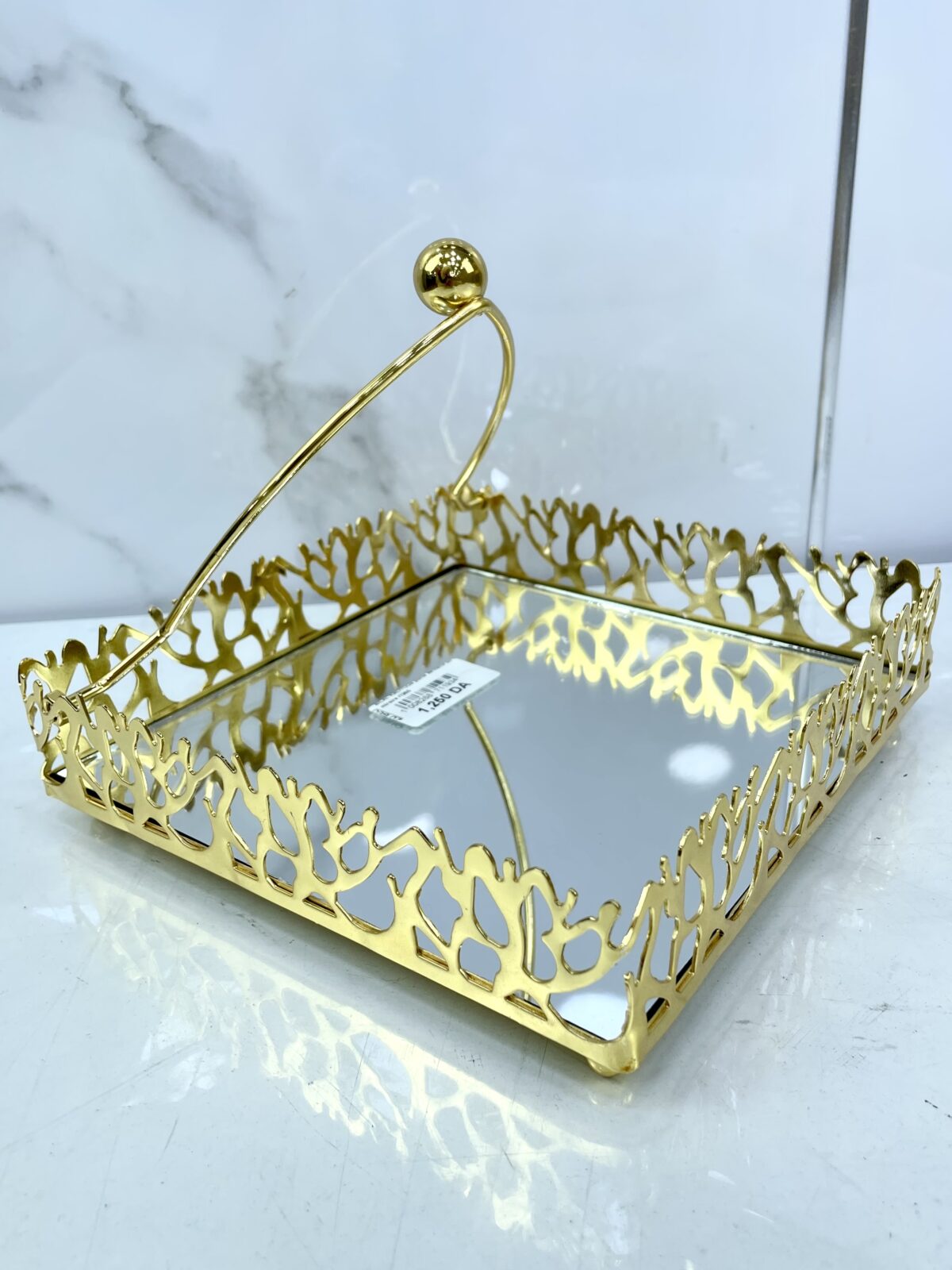 Porte serviette dore miroire 1250- حاملة مناديل – Image 2