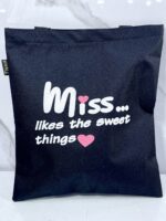 ⁦Sac fille noire 37/33cm حقيبة⁩ - الصورة ⁦4⁩