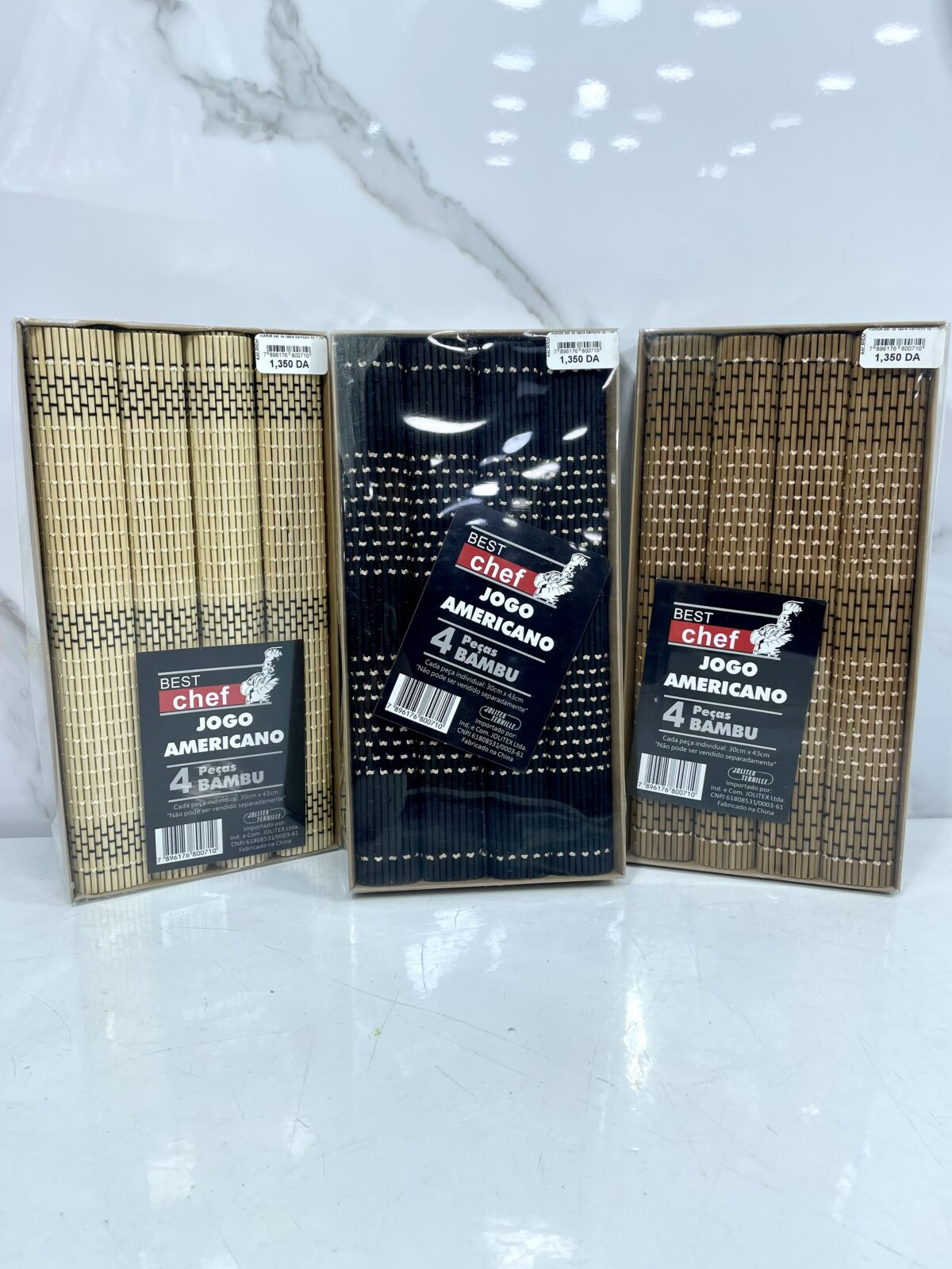 Set de table bambou 710 4pcs سات دو طابل – Image 1