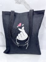 ⁦Sac fille noire 37/33cm حقيبة⁩ - الصورة ⁦2⁩