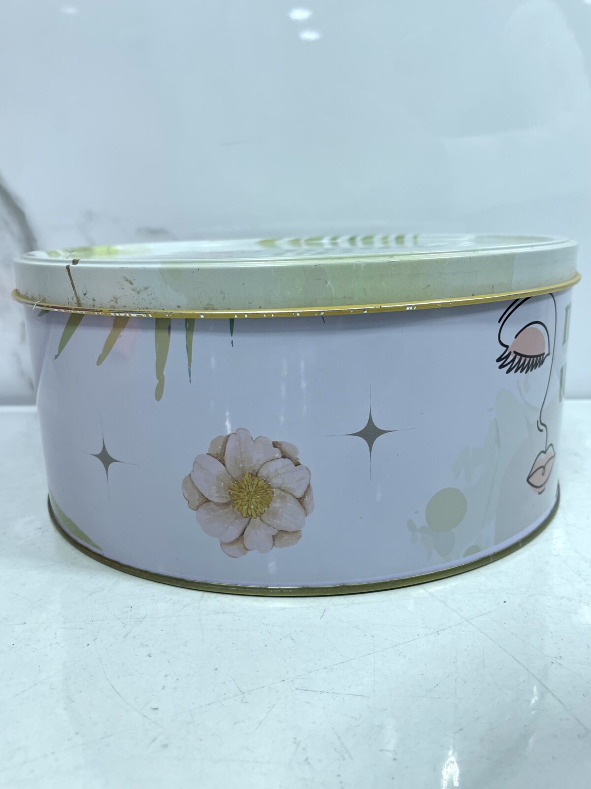 metal boite a gateau ron mb-0873 علبة  للحلويات – Image 6