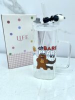 chope en verre avc paille c-0045 شوب – Image 4