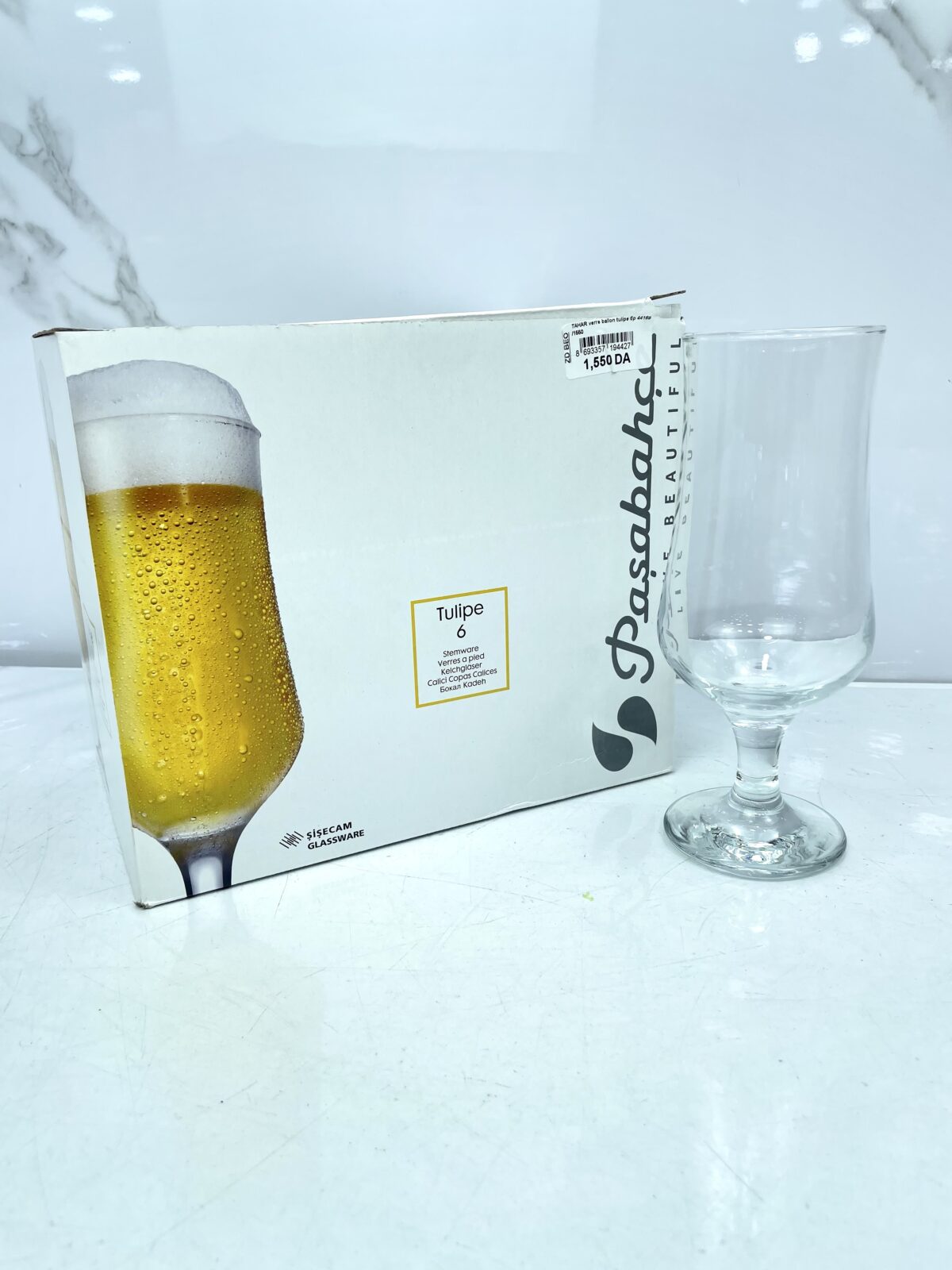 verre ballon tulipe 6p 44169 كاس زجاجي – Image 1