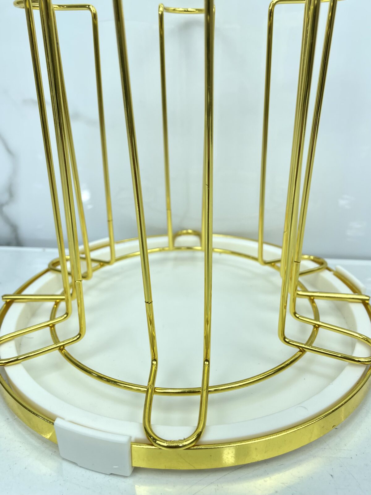 porte verre dore yz-1206a حاملة الاكواب – Image 3