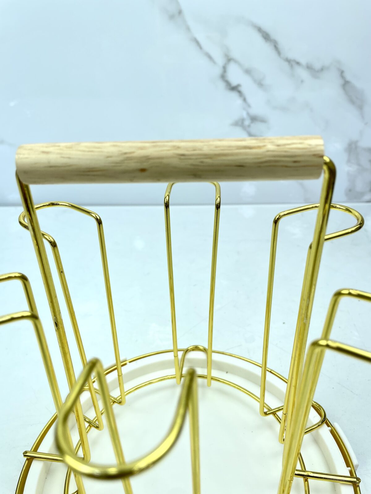 porte verre dore yz-1206a حاملة الاكواب – Image 5