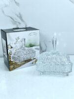 bonbonnière en verre  b-29188 حاملة الحلوى
