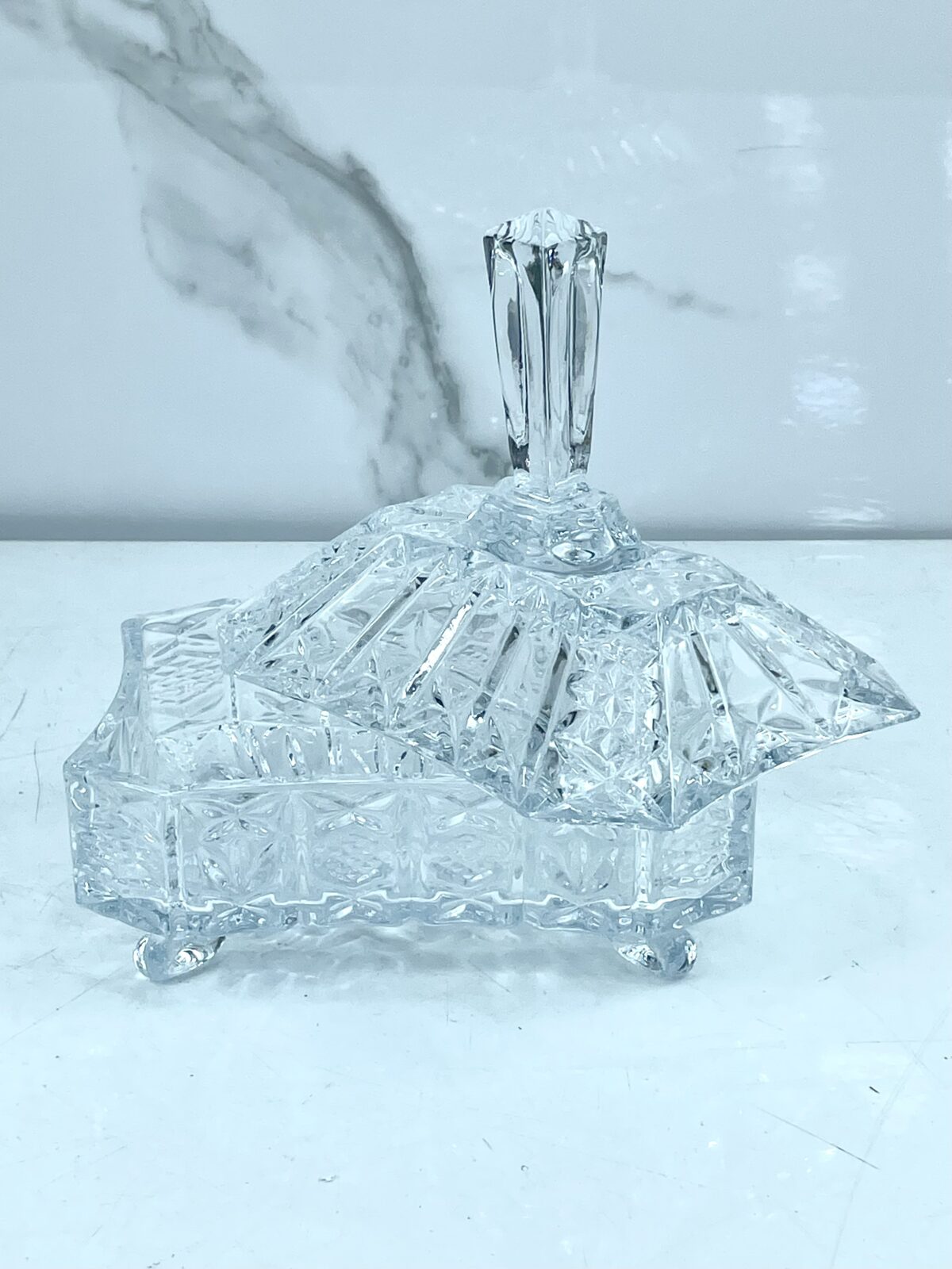 bonbonnière en verre  b-29188 حاملة الحلوى – Image 4