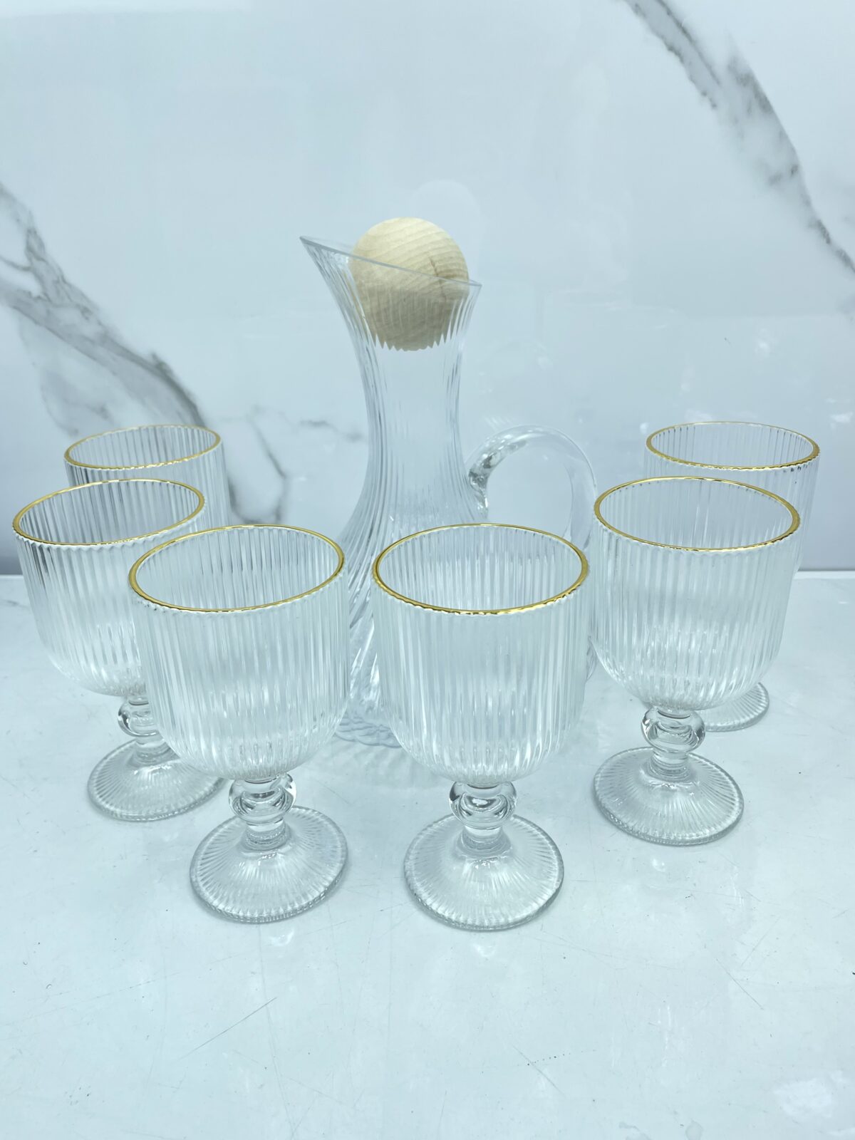 ⁦Service carafe 7Pcs tn-mie5016 سرفيس العصير⁩ - الصورة ⁦5⁩
