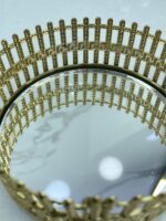 mini plateau miroir dore 10-01-130c125-19 بلاطو – Image 4