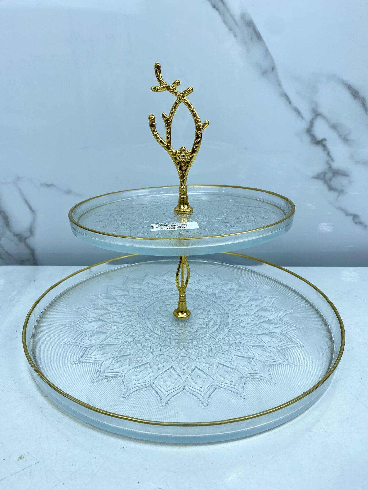 porte gâteau en verre 2et sn-3321 حاملة الحلوى – Image 1