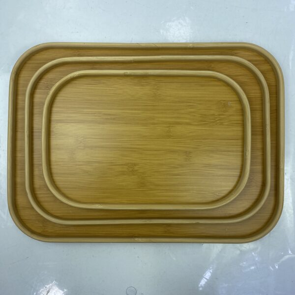 Plateau bambou 3pcs بلاطو بامبو
