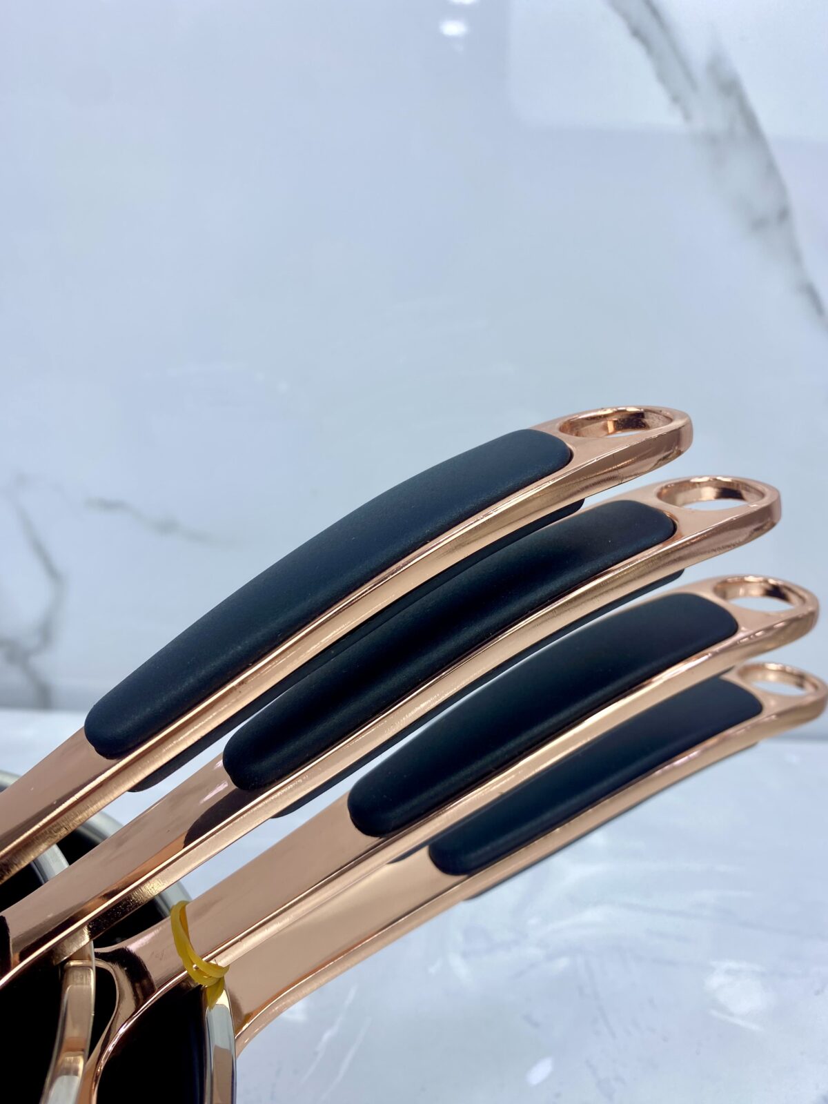 série casserole inox bronze + silic 18/10 4pcs سيري كاسرونة – Image 4