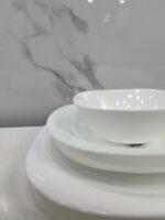 ⁦Service de table carine blanc simple 26pcs⁩ - الصورة ⁦3⁩