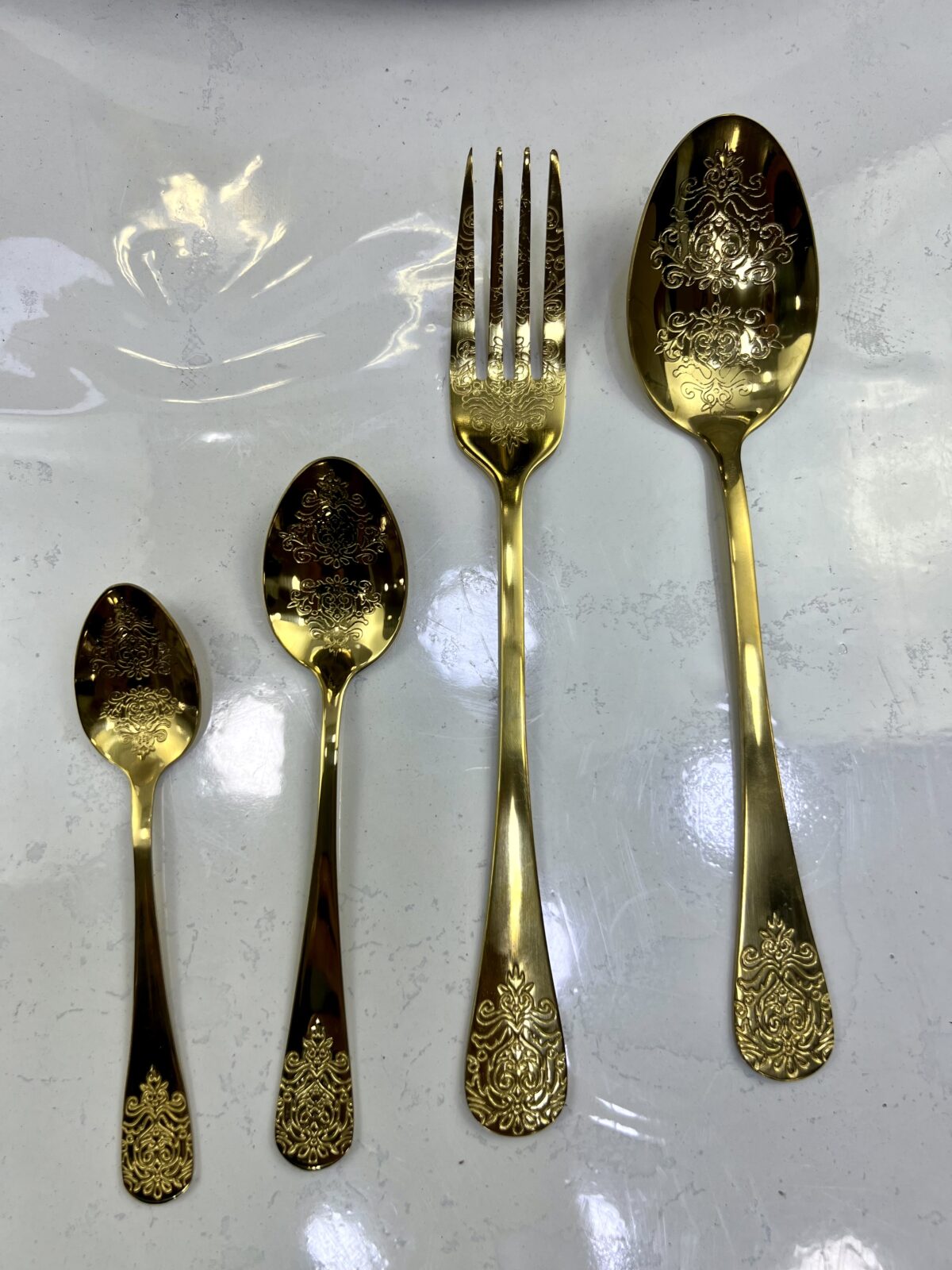 ⁦série cuillère dore 24Pcs SC-08سيري مغارف⁩ - الصورة ⁦4⁩