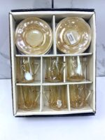 tasse sous tasse a the 12Pcs سرفيس الشاي