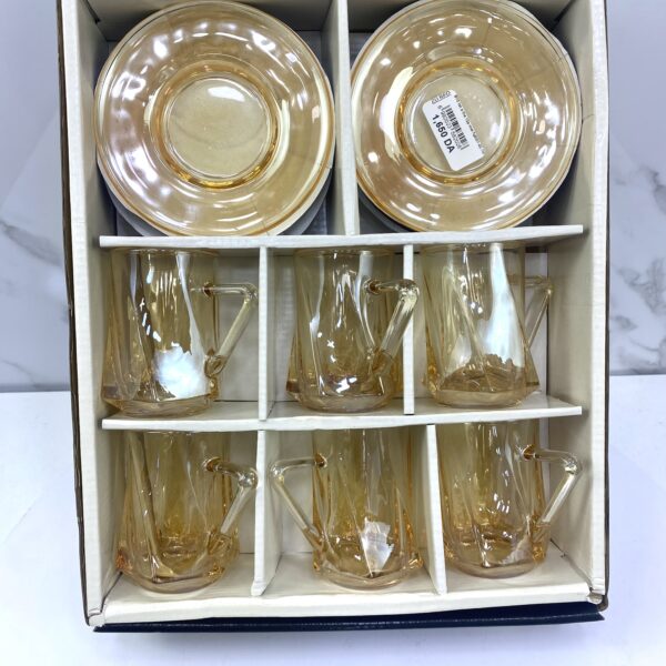 tasse sous tasse a the 12Pcs سرفيس الشاي