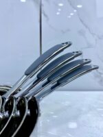 ⁦série casserole inox + silic 18/10 4pcs YH-401 سيري كسرونة⁩ - الصورة ⁦6⁩