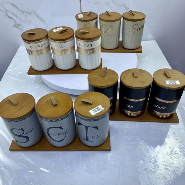 Porte épice ceramique 3Pcs PE-37 حوامل التوابل سيراميك