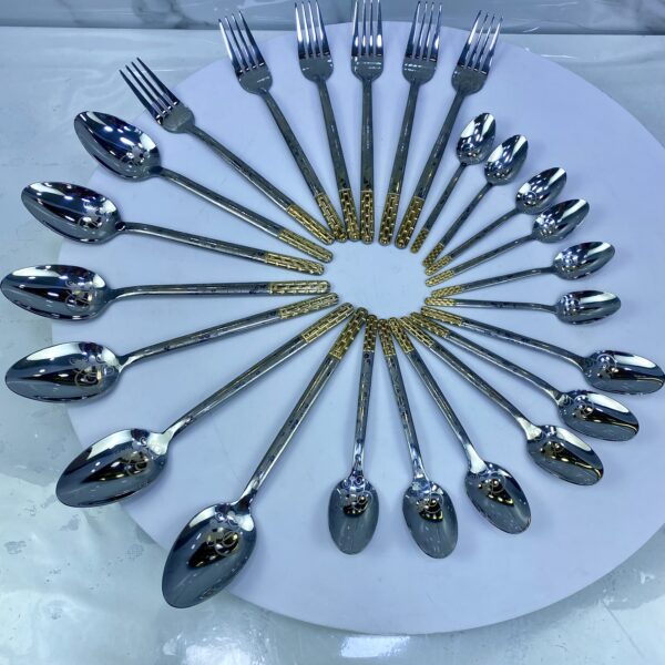 série cuillère argent 24pcs SC-90سيري مغارف