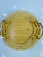 Plateau bamboo cristal 3pcs بلاطو بامبو872 – Image 4