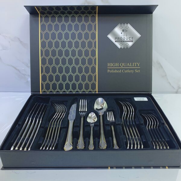 Boite série cuillère lux 30Pcs BS-19  علبة ملاعق