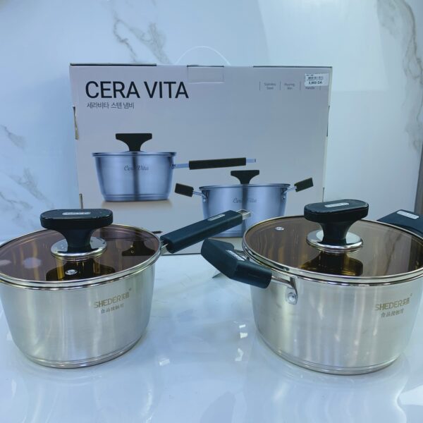 Casserole +marmite inox 2660-7 كسرونة+طنجرة