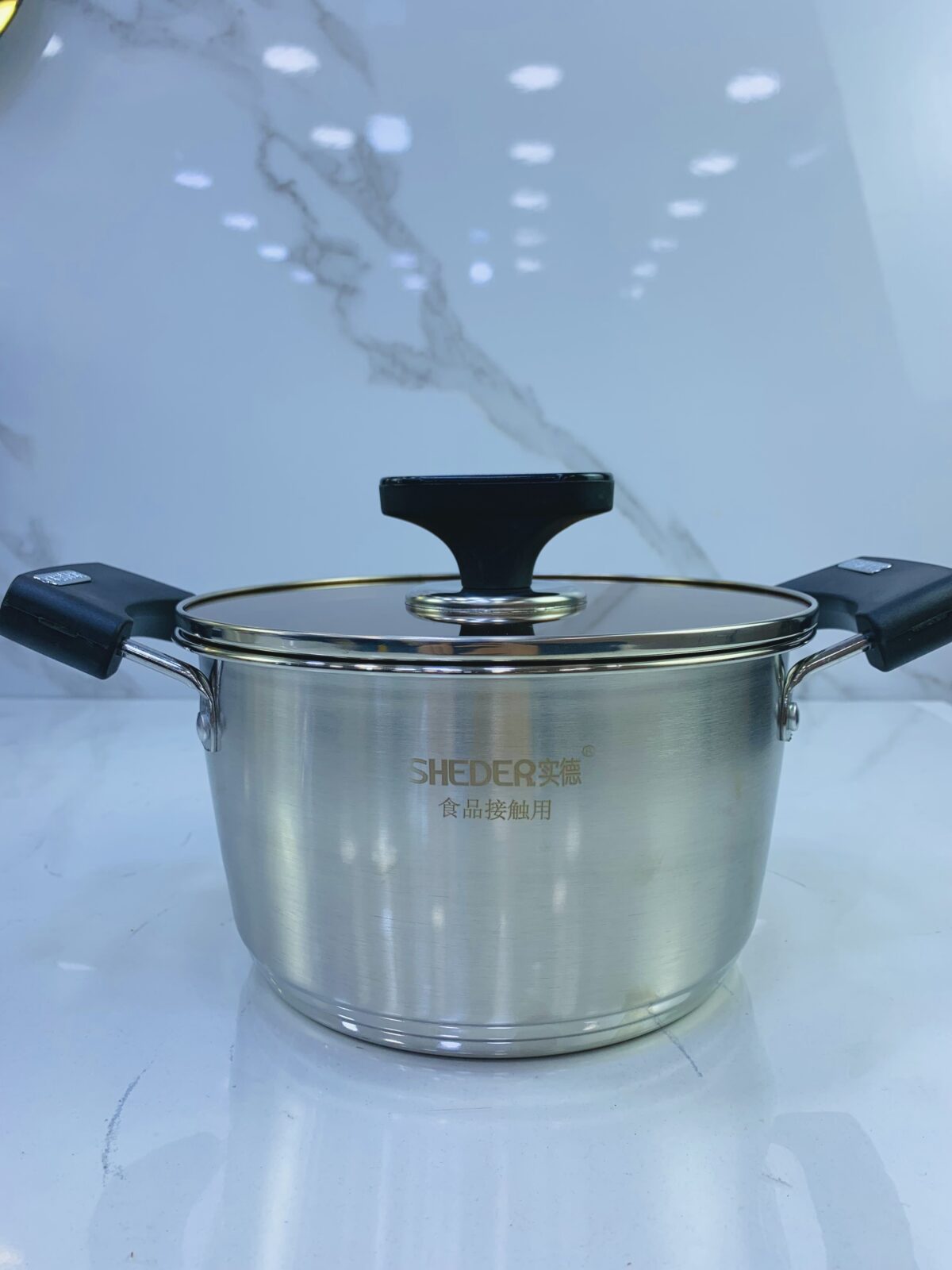 Casserole +marmite inox 2660-7 كسرونة+طنجرة – Image 3