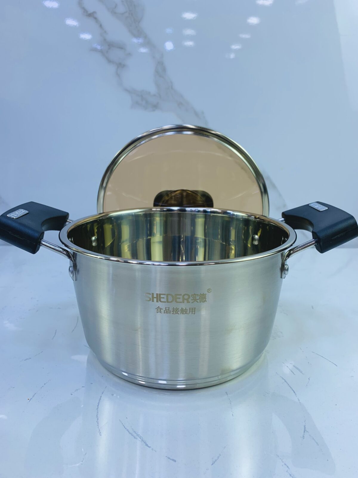 Casserole +marmite inox 2660-7 كسرونة+طنجرة – Image 4