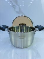 Casserole +marmite inox 2660-7 كسرونة+طنجرة – Image 4