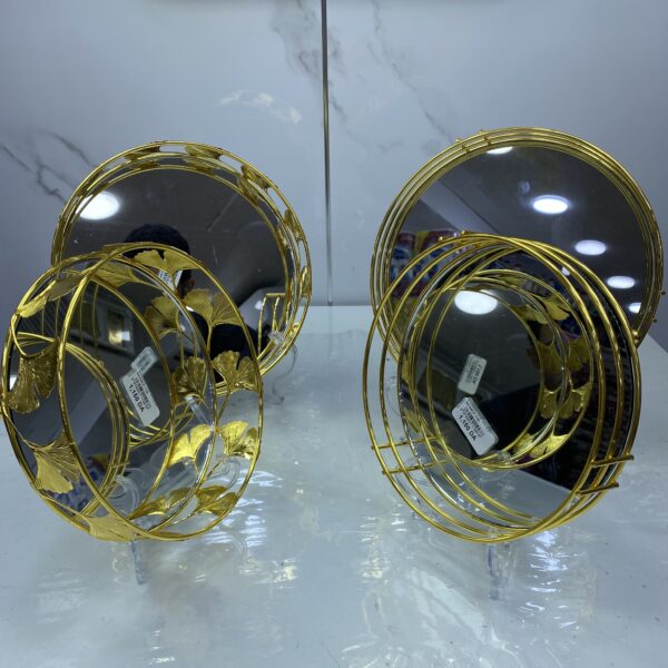 Plateau miroir rond 2pcs B23-24 بلاطو